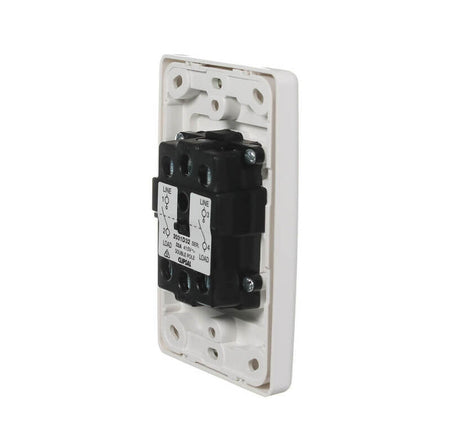 Clipsal 2000 Series 32A Double Pole Cooker Switch | White Electric | 2031D32-WE