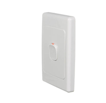 Clipsal 2000 Series 32A Double Pole Cooker Switch | White Electric | 2031D32-WE