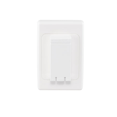 Clipsal 2031VCS-WE White Electric 32A cooker socket, front view