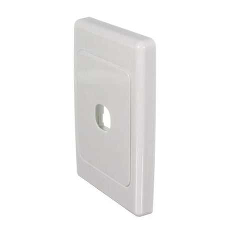 Clipsal 2000 Series 1 Gang Grid Plate and Surround | White Electric | 2031VH-WE