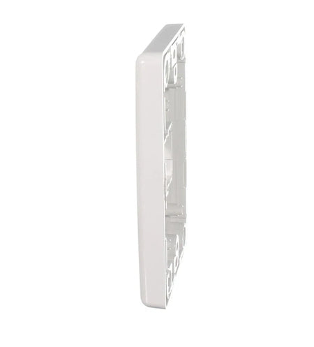 Clipsal 2000 Series 1 Gang Grid Plate and Surround | White Electric | 2031VH-WE