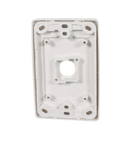 Clipsal 2000 Series 1 Gang Grid Plate and Surround | White Electric | 2031VH-WE