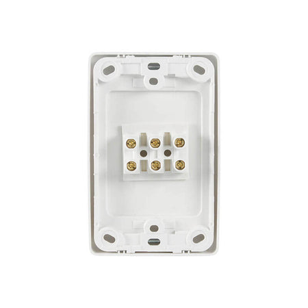 Clipsal 2000 Series Blank Plate with 30A Terminal Block | White Electric | 2031VXCB-WE