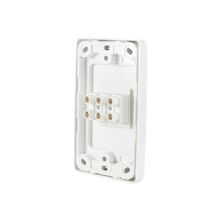 Clipsal 2000 Series Blank Plate with 30A Terminal Block | White Electric | 2031VXCB-WE