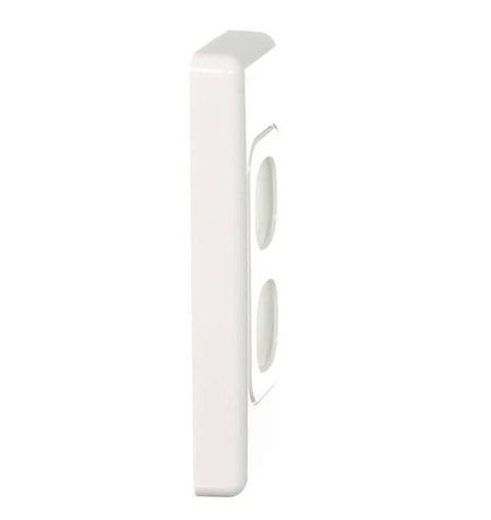 Clipsal 2000 Series 2 Gang Architrave Grid & Surround | White Electric | 2032-WE