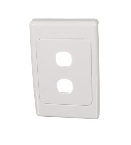 Clipsal 2000 Series 2 Gang Grid and Surround | White Electric | 2032VH-WE