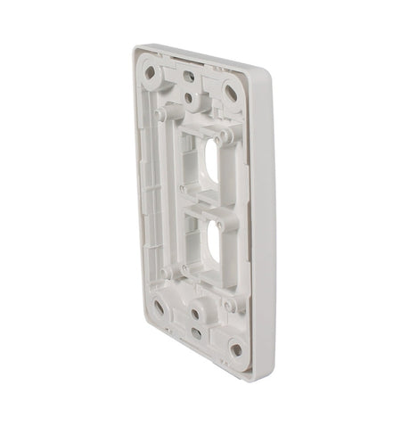 Clipsal 2000 Series 2 Gang Grid and Surround | White Electric | 2032VH-WE