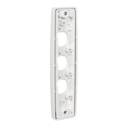 Clipsal 2000 Series 3 Gang Architrave Grid & Surround | White Electric | 2033-WE