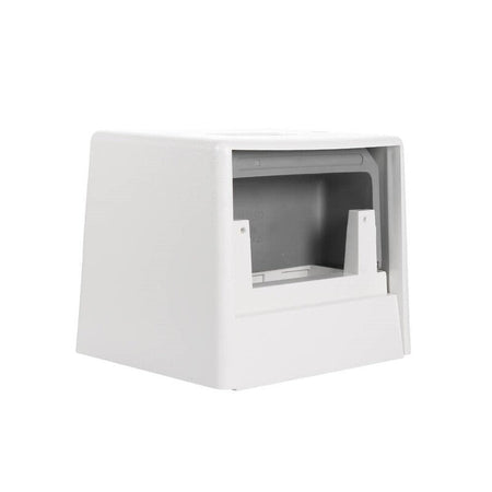 Clipsal Floor Outlet Housing for 2 Standard Plates | White Electric | 224/1-WE