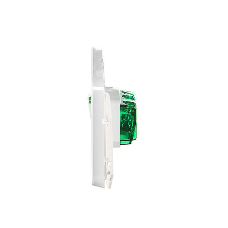 Clipsal Iconic Single Power Point 15A 250V Horizontal | Vivid White | 3015/15-VW