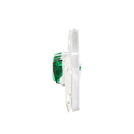 Clipsal Iconic Single Power Point 15A 250V Horizontal | Vivid White | 3015/15-VW