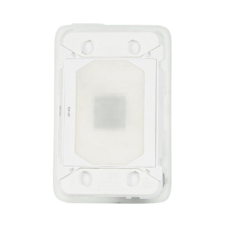 Clipsal Iconic 1 Gang IP44 Vertical Switch 10AX | Vivid White | 3041V44-VW