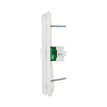 Clipsal Iconic 1 Gang IP44 Vertical Switch 10AX | Vivid White | 3041V44-VW