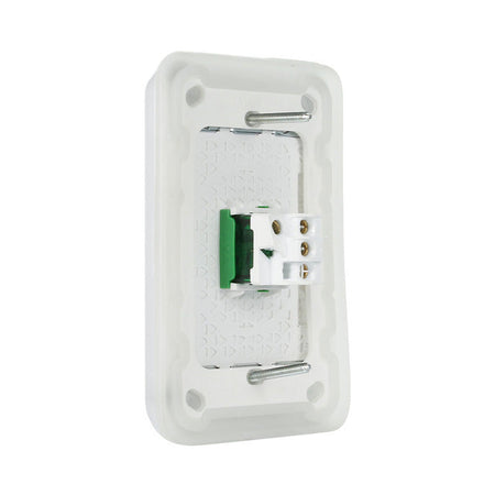 Clipsal Iconic 1 Gang IP44 Vertical Switch 10AX | Vivid White | 3041V44-VW