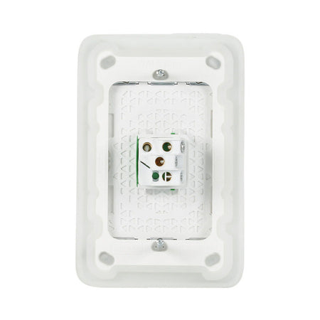 Clipsal Iconic 1 Gang IP44 Vertical Switch 10AX | Vivid White | 3041V44-VW