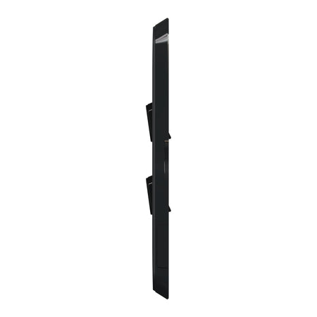 Clipsal Iconic 2 Gang Switch Plate Skin Horizontal/Vertical | Extra Black | 3042C-XB
