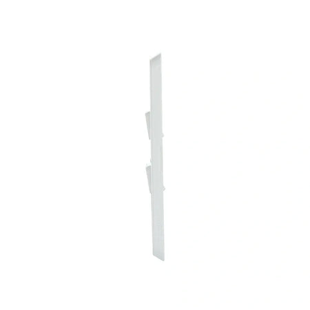Clipsal Iconic Switch Plate Skin 2 Gang, Horizontal/Vertical Mount, Clip-On | Extra White | 3042C-XW