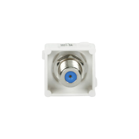 Clipsal 30 Series 75 Ohm F-Type TV Antenna Socket Mechanism | White Electric | 30PFM-WE