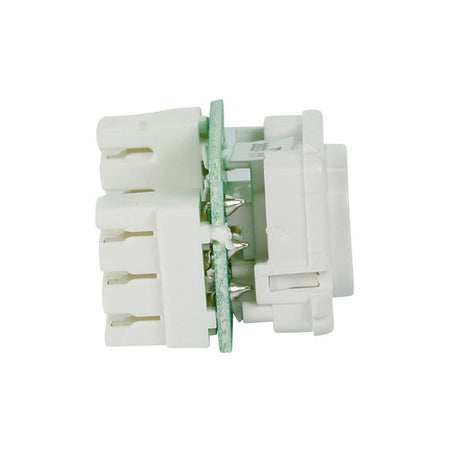 Clipsal Actassi Cat3 RJ11 Telephone Socket Mechanism | White Electric | 30RJ64SMT-WE