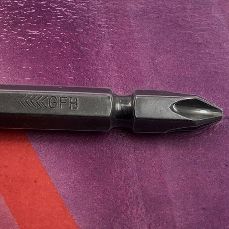 Clipsal 100mm Double-Ended Phillips No. 2 Power Drive Bit | Black | 357PB2