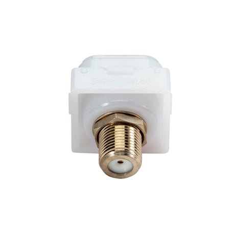 Clipsal Iconic TV PAL Antenna Socket with F-Type Rear | Translucent | 40FFPMS-TN