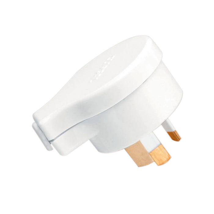 Clipsal Standard Series 15A 3 Pin Side Entry Plug Top | White Electric | 418S15-WE