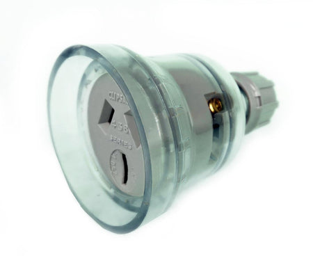 Clipsal Standard Series 15A 3 Pin Heavy Duty Cord Extension Socket | Transparent | 438S15HD-TR