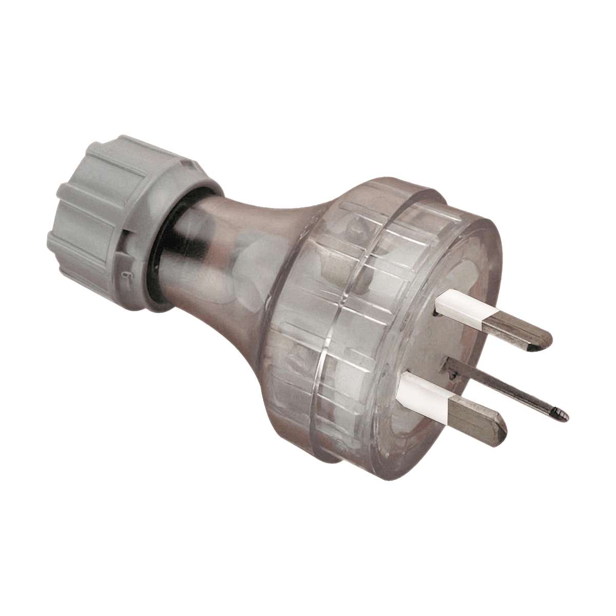 Clipsal 439SXHD-TR transparent extra heavy duty 10A 3 pin plug