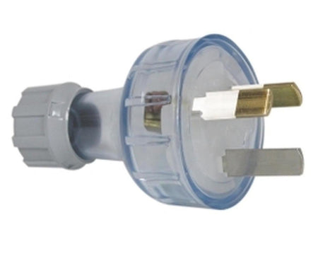 Clipsal Standard Series 10A 3 Pin Extra Heavy Duty Plug | Transparent | 439SXHD-TR