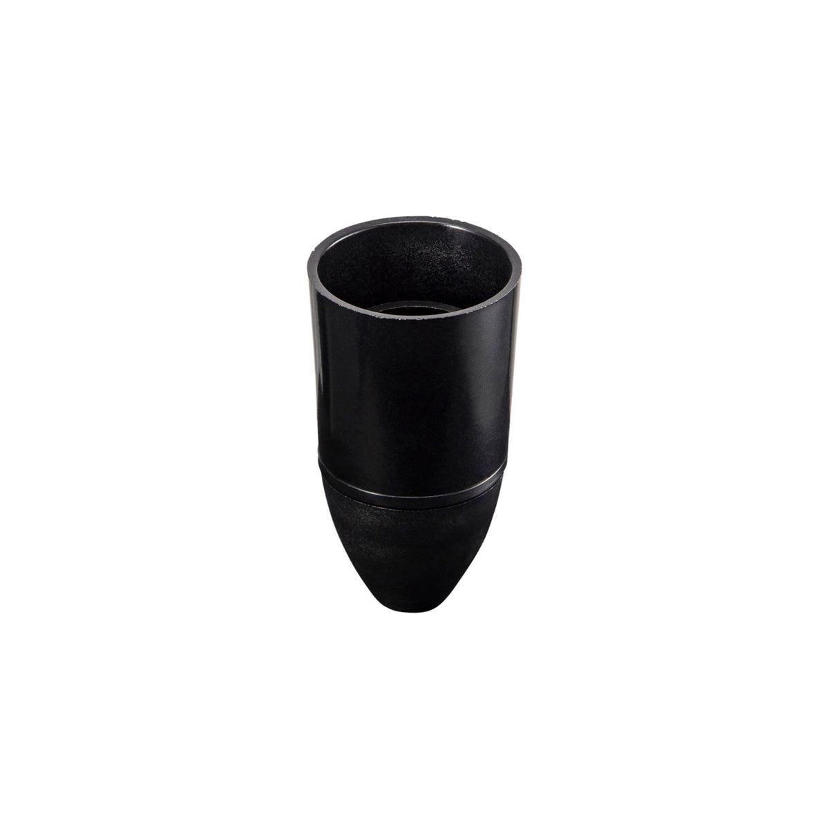 Clipsal 501-BK black B22 bayonet lampholder with three piece cord grip and safety skirt