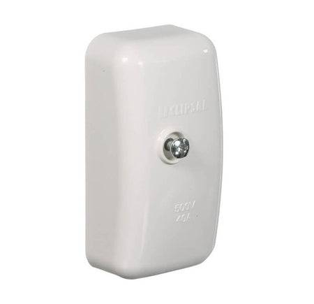 Clipsal Mini Junction Box with Cover and 3 Twin-Screw Terminals | White Electric | 559/3-WE