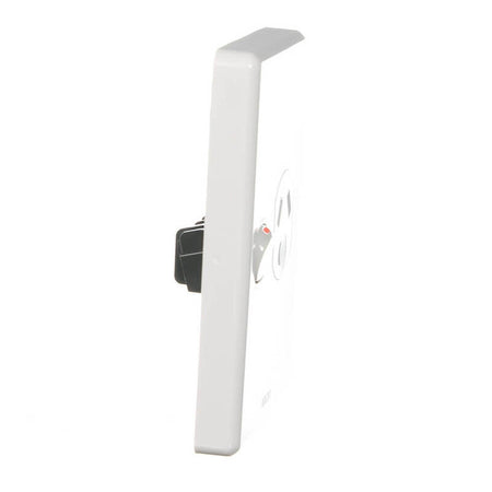 Clipsal Classic C2000 Single Vertical Power Point 10A | White Electric | C2015V-WE