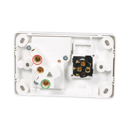 Clipsal C2000 10A Single Power Point + Extra Switch | White Electric | C2015X-WE
