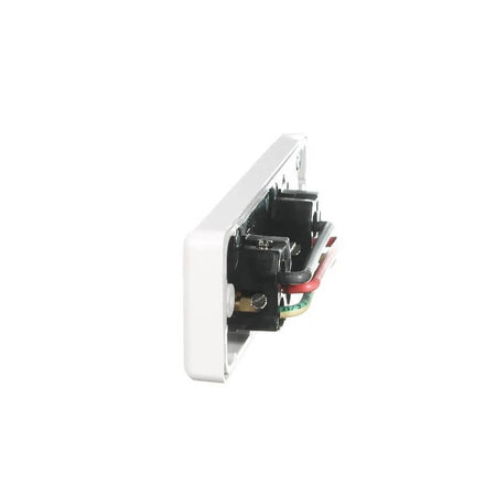 Clipsal Classic C2000 10A Narrow Double Power Point | White Electric | C2016/2-WE