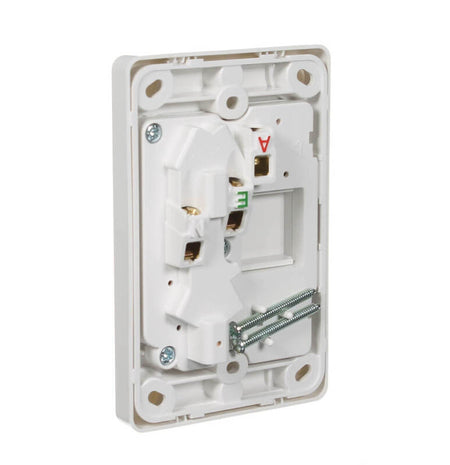 Clipsal Classic Vertical Double Power Point 10A 250V | White Electric | C2025V-WE