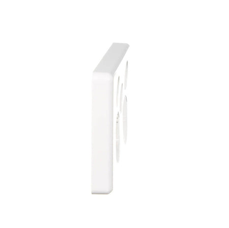 Clipsal Classic C2000 Double Power Point Cover with Extra Switch Opening | White Electric | C2025XC-WE