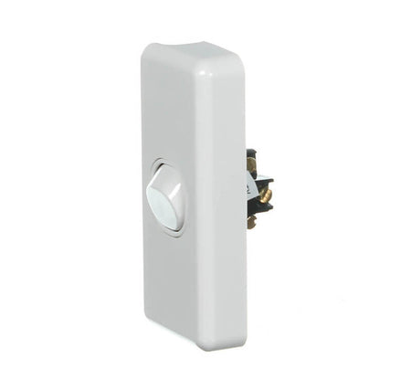 Clipsal Classic C2000 10A 1 Gang Architrave Switch | White Electric | C2030-WE