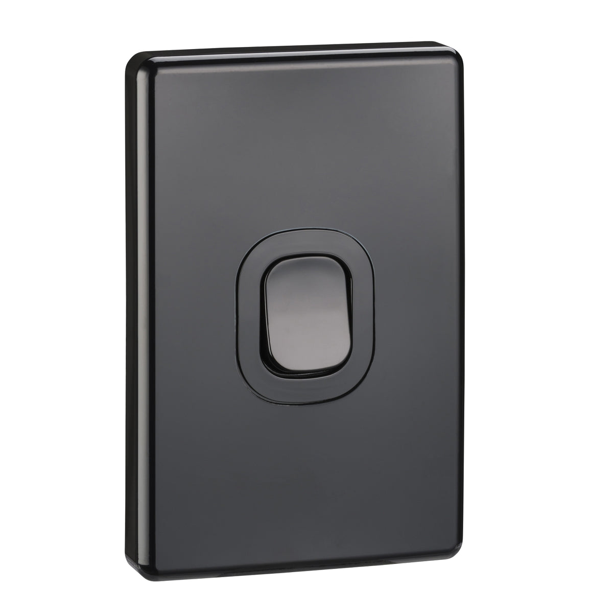 Clipsal C2031/45-BK Classic C2000 black 45A cooker switch front view