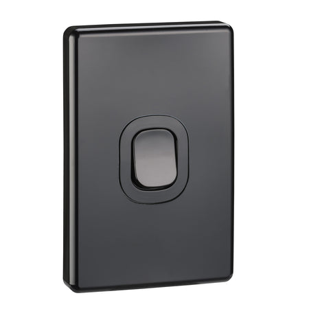 Clipsal C2031/45-BK Classic C2000 black 45A cooker switch front view