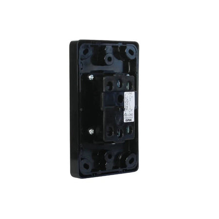 Clipsal Classic C2000 45A Single Pole Cooker Switch | Black | C2031/45-BK