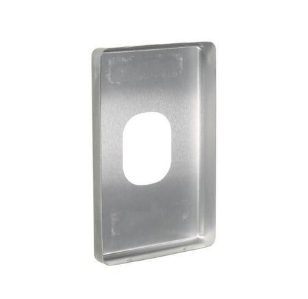 Clipsal Classic C2000 Cooker Switch Cover | Brushed Aluminium | C2031/45C-BA