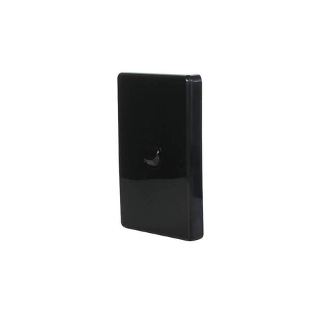 Clipsal Classic C2000 1 Gang Vertical Light Switch 10A 250V | Black | C2031VA-BK