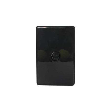 Clipsal Classic C2000 1 Gang Vertical Light Switch 10A 250V | Black | C2031VA-BK
