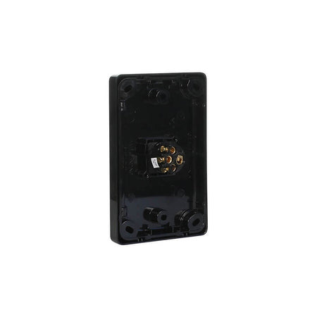 Clipsal Classic C2000 1 Gang Vertical Light Switch 10A 250V | Black | C2031VA-BK