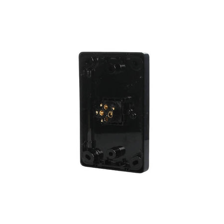 Clipsal Classic C2000 1 Gang Vertical Light Switch 10A 250V | Black | C2031VA-BK