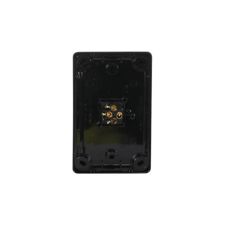 Clipsal Classic C2000 1 Gang Vertical Light Switch 10A 250V | Black | C2031VA-BK