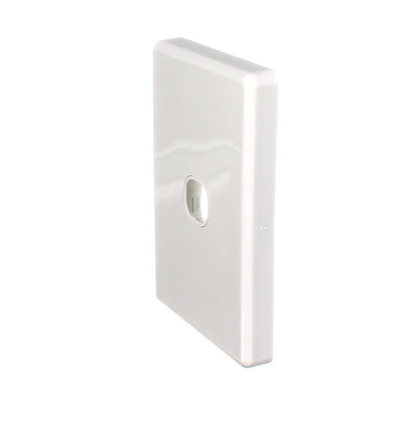 Clipsal Classic C2000 1 Gang Grid Plate & Cover | White Electric | C2031VH-WE