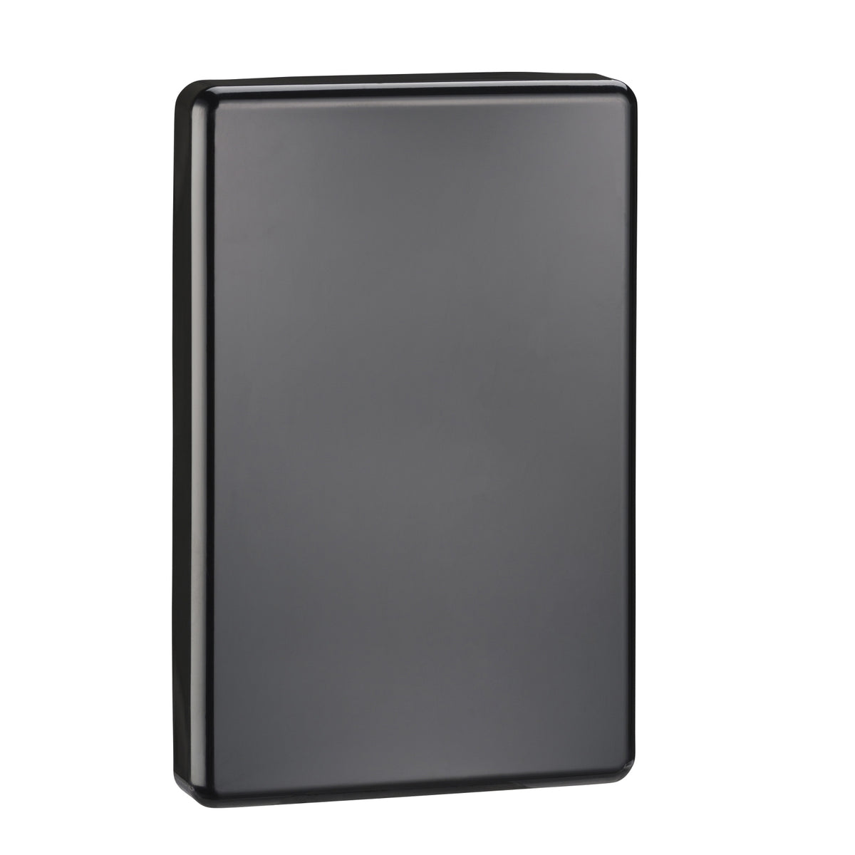 Clipsal C2031VX-BK Classic C2000 blank grid and cover assembly in glossy black