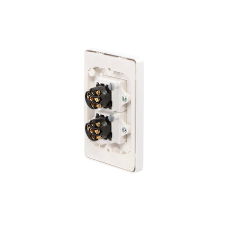 Clipsal C2000 2 Gang IP66 Vertical Switch | White Electric | C2032V66-WE