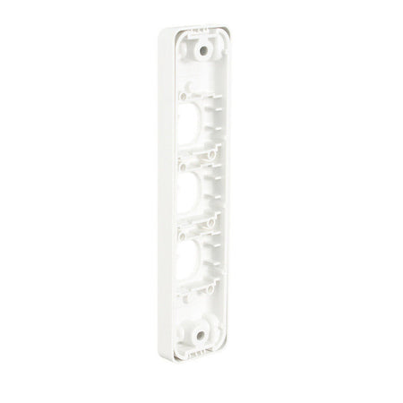 Clipsal Classic C2000 3 Gang Architrave Grid Plate and Cover | White Electric | C2033-WE